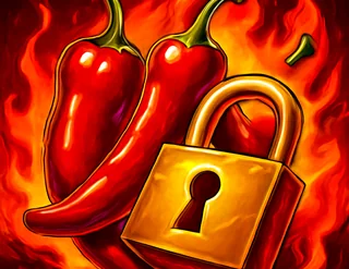 Hot Hot Blazing Lock
